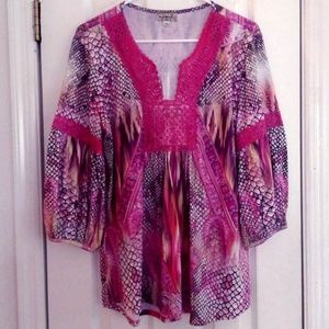 3/4 sleeved Silky Stretch Top